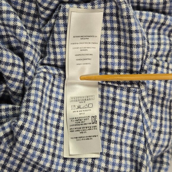 Ralph Lauren XL Classic Fit Blue Plaid Button Down Shirt Long Sleeve Preppy - Picture 11 of 16